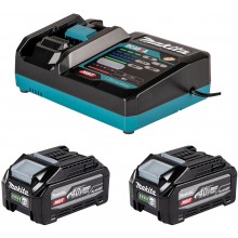 Makita Rýchlonabíjačka Li-ion XGT 40V 2xBL4040F+DC40RA 1916Y1-1