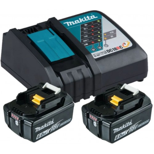 Makita 199480-6 Aku sada 2x 18V/6,0Ah + Nabíjačka