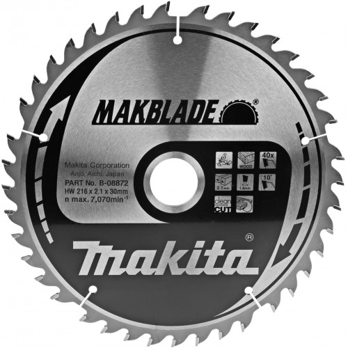 Makita B-08872 pílový kotúč, Makblade T.C.T, 216x30mm, 40T
