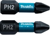 Makita B-63616 Torzná bit 1/4" Impact Black PH2, 25mm/2ks