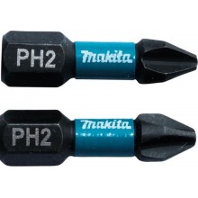 Makita B-63616 Torzná bit 1/4" Impact Black PH2, 25mm/2ks