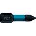 Makita B-63638 Torzný bit 1/4" Impact Black PZ1, 25mm 2 ks