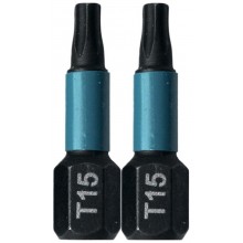 Makita B-63666 Torzná bit 1/4" Impact Black T15, 25mm/2ks