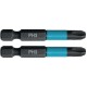 Makita B-63731 Torzná bit 1/4" Impact Black PH3, 50mm/2ks