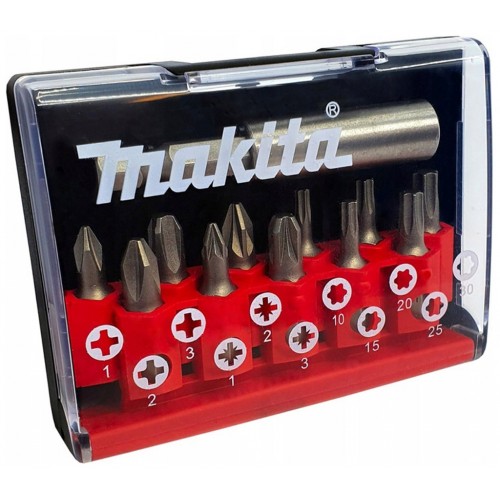 Makita D-31083 Sada bitov 1/4" 12 ks v plastovej krabičke