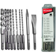 Makita D-46361 SDS-Plus sada vrtákov a sekáčov, 10ks