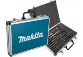 Makita D-70904 10-dielna sada sekáčov a vrtákov SDS-Plus v hliníkovom kufri