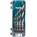 Makita D-72861 Sada vrtákov do dreva 4-10 mm, 5 ks