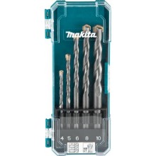 Makita D-72877 Sada vrtákov do muriva 4-10 mm, 5 ks