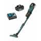 Makita DCL286FRF Bezuhlíkový aku tyčový vysávač (18V/1x3,0Ah)