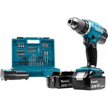 Makita DDF453SFX1 Aku vŕtací skrutkovač s príslušenstvom Li-ion LXT (2x3,0Ah/18V)