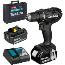 Makita DDF482RFEB Aku vŕtací skrutkovač čierny Li-ion (2x3,0Ah/18V) v kufru