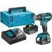 Makita DDF485RFJ Aku bezuhlíkový skrutkovač Li-ion LXT (2x18V/3,0Ah) Makpac