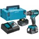 Makita DDF485RFJ Aku bezuhlíkový skrutkovač Li-ion LXT (2x18V/3,0Ah) Makpac