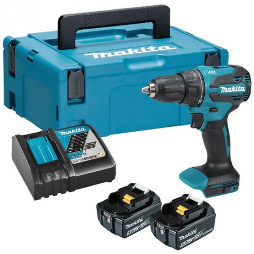 Makita DDF490RTJ Akumulátorový bezuhlíkový skrutkovač Li-ion LXT (18V / 2x 5,0Ah) Makpac