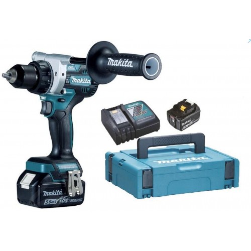 Makita DDF492RTJ Bezdrôtový skrutkovač Li-ion LXT (18V/2x5,0Ah) Makpac