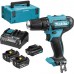 Makita DF333DNX10 Aku skrutkovač Li-ion CXT 1x12V/2,0Ah + 2x18V/5,0Ah
