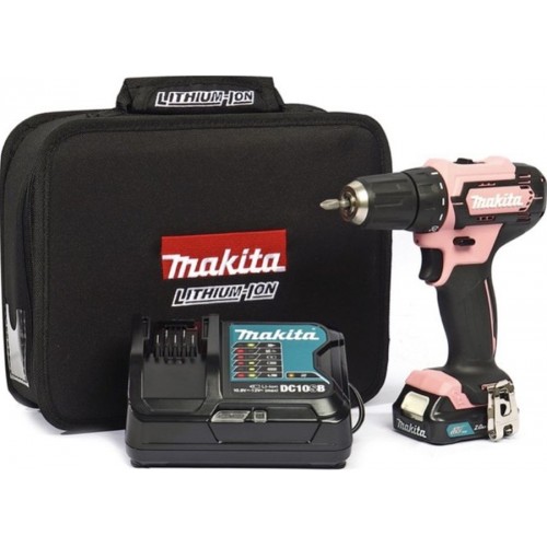 Makita DF333DSAP1 Aku skrutkovač Li-ion CXT (1x2,0Ah/12V) Rúžový