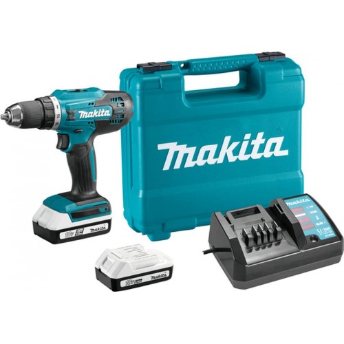 Makita DF488DWE Aku vŕtací skrutkovač Li-ion (2x1,5Ah G/ 18V)