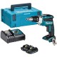 Makita DFS452RAJ Aku skrutkovač na sadrokartón (18V/2x2,0 Ah) Makpac