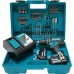 Makita DHP482RFX1 Aku príklepový skrutkovač s príslušenstvom, Li-ion (18V/2x3,0Ah) + kufor