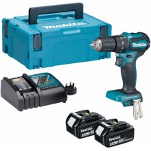 Makita DHP485RAJ Aku bezuhlíkový príklepový skrutkovač Li-ion LXT (2x2,0Ah/18V) Makpac