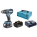 Makita DHP485SFJ Aku bezuhlíkový príklepový skrutkovač Li-ion LXT 18V/3,0 Ah, Makpac
