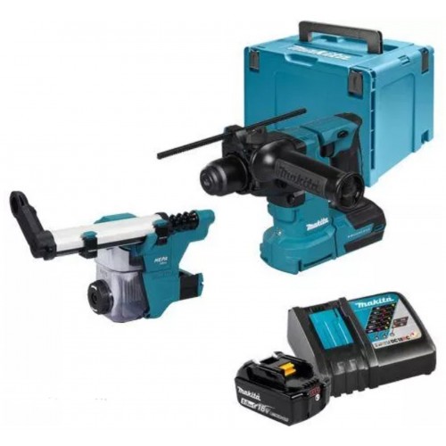 Makita DHR183RTWJ Aku vŕtacie kladivo SDS+, Li-ion LXT 18V/5,0Ah