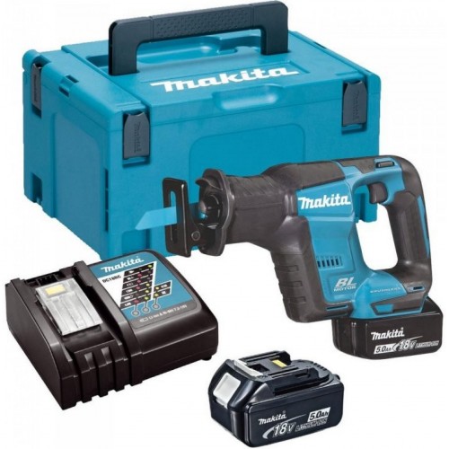 Makita DJR188RTJ Aku chvostová píla 2x akumulátor Li-ion LXT (2x5,0Ah/18V), Makpac