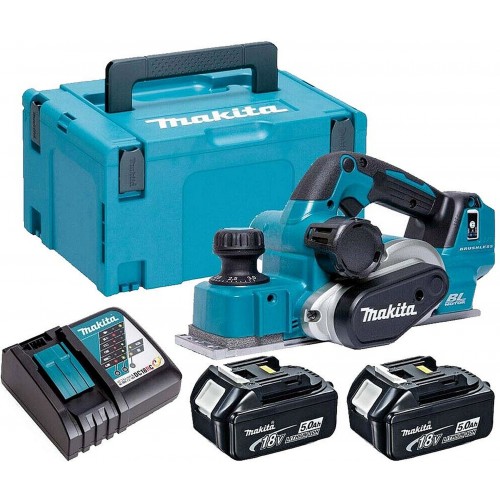 Makita DKP181RTJ Aku hoblík Li-ion LXT (2x5,0Ah/18V) MakPac