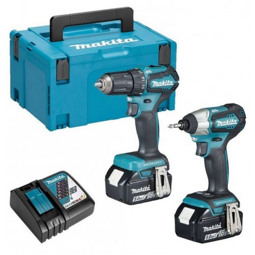 Makita DLX2220TJ Aku sada DDF483+DTD155 Li-ion LXT 18V (2x5,0Ah+DC18RC+MAKPAC)