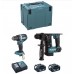 Makita DLX2271TJ (DDF484 + DHR171 + 2 x 5,0 Ah + DC18RC + MAKPAC 4)