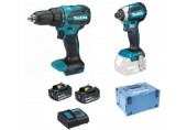 Makita DHP490+DTD153 Li-ion LXT aku sada (18V/2x3,0Ah) + Makpac