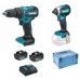 Makita DHP490+DTD153 Li-ion LXT aku sada (18V/2x3,0Ah) + Makpac