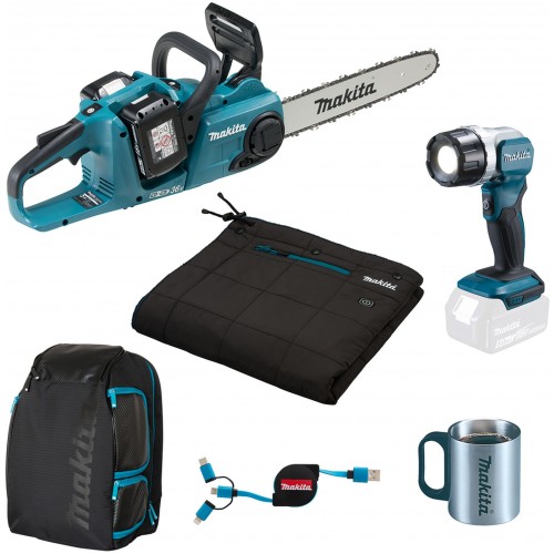 Makita DLX3129TX1 Aku sada DUC353+DCB200A+DEADML808 Li-ion 18V (2xBL1850B+DC18RD)