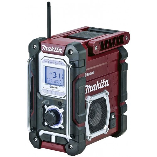 Makita DMR108 Aku rádio s Bluetooth, LXT Li-ion 7,2V-18V, bordová