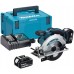 Makita DSS610RTJ Aku okružná píla 165mm Li-ion LXT 18V/5,0 Ah, Makpac