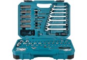 Makita E-06616 sada bitov a nástrčkových kľúčov s račňou 120 ks