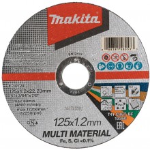 Makita E-10724 rezný kotúč 125x1.2x22.23 multi materiál