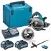 Makita HS004GM202 Aku okružná píla, Li-ion XGT, 2x 40V/4,0 Ah