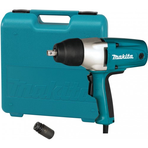 Makita TW0350J Rázový uťahovák s príslušenstvom 350Nm, 400W + Makpac