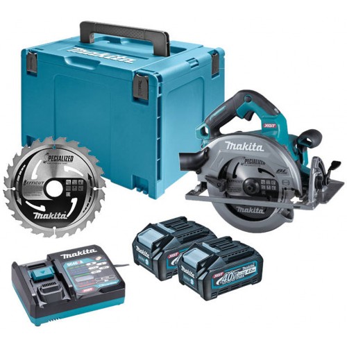 Makita HS003GM201 Aku okružná píla 190 mm, Li-ion XGT, 2x 40V/4,0 Ah