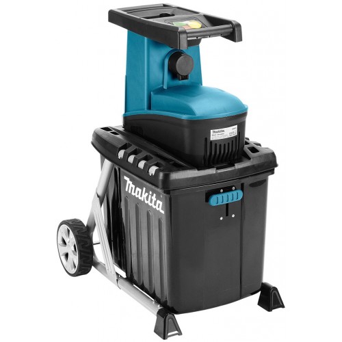 BAZÁR Makita UD2500 Elektrický drvič konárov POŠKODENÝ VRCHNÝ KRYT, CHÝBA KRYTKA KOLESA