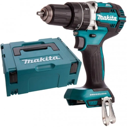 Makita DHP484ZJ Aku bezuhlíkový příklepový šroubovák LTX 18V, bez aku, Makpac