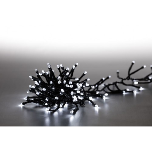 MARIMEX reťaz svetelný 1000 LED dvojitý 10 m studená biela,zelený kábel,8 funkcií 18000084