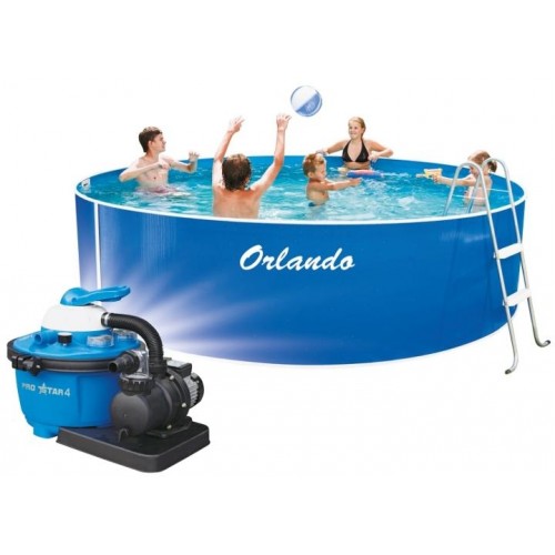 MARIMEX Bazén Orlando 3,66 x 0,91 ms pieskovou filtráciou + skimmer Olympic 10300022