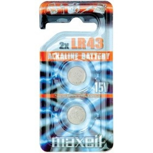 MAXELL Alkalická batéria LR 43L 2BP 186 / V12GA 35009821 MAXELL Alkalická batéria LR 43L 2BP 186 / V12GA 35009821
