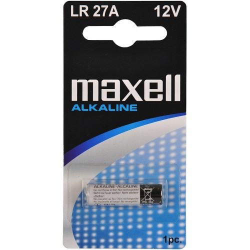 MAXELL Alkalická batéria LR 27 1BP MN27 / 27A 35024659 MAXELL Alkalická batéria LR 27 1BP MN27 / 27A 35024659