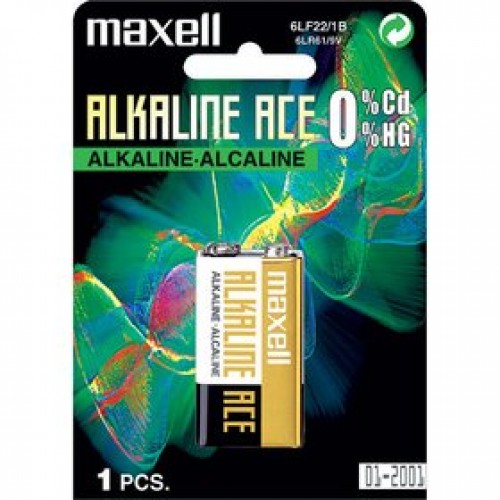 MAXELL Alkalická batéria 1BP 1x9V 35009643 MAXELL Alkalická batéria 1BP 1x9V 35009643