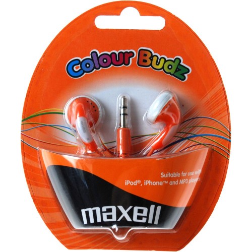 MAXELL 303360 COLOUR BUDZ ORANGE Slúchadlá 35040214 MAXELL 303360 COLOUR BUDZ ORANGE Slúchadlá 35040214